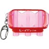 L Style Puzdro na šípky Krystal Flight Case - clear pink