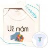 Body s potiskem New Baby Už mám rok modré