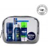 Cestovná kozmetická sada Nivea MEN Variant: Sivá taštička s gelom