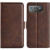 VSETKONAMOBIL 50723 SIDE Peňaženkové puzdro pre Asus Rog Phone 6 tmavohnedé