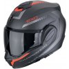 Prilba Scorpion EXO-TECH Evo Carbon Cosy Matt Black Red Veľkosť: XS (53-54 cm)