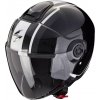 Scorpion Otevřená helma CORPION EXO-CITY II VEL metalická černo-bílá - XS - 53-54 cm