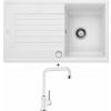 Blanco ZIA 45 SL biela + excentrické ovládanie + Blanco MILI biela 523107