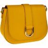 NovaKabelka.sk Debora Gialla kožená talianska crossbody kabelka žltá