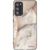 Picasee silikónový čierny obal pre Samsung Galaxy S20 FE - Cream marble