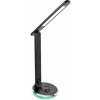 Stolná LED lampa RGBW moderná čierna indukcia nastaviteľná Rabalux