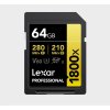 Lexar SDXC Pro 1800x 64 GB LSD1800064G-BNNNG
