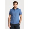 POLOKOŠEĽA GANT 4-COL OXFORD SS PIQUE DAY BLUE
