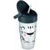 LOVI Hrnček sa slamkou Salt&Pepper Active 350 ml