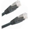 Patch Cat5E, UTP - 1m, čierny PK-UTP5E-010-BLK