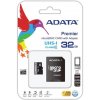 ADATA Karta ADATA Micro SDHC 32GB Class 10 + adaptér/UHS-I Premier (AUSDH32GUICL10-RA1)