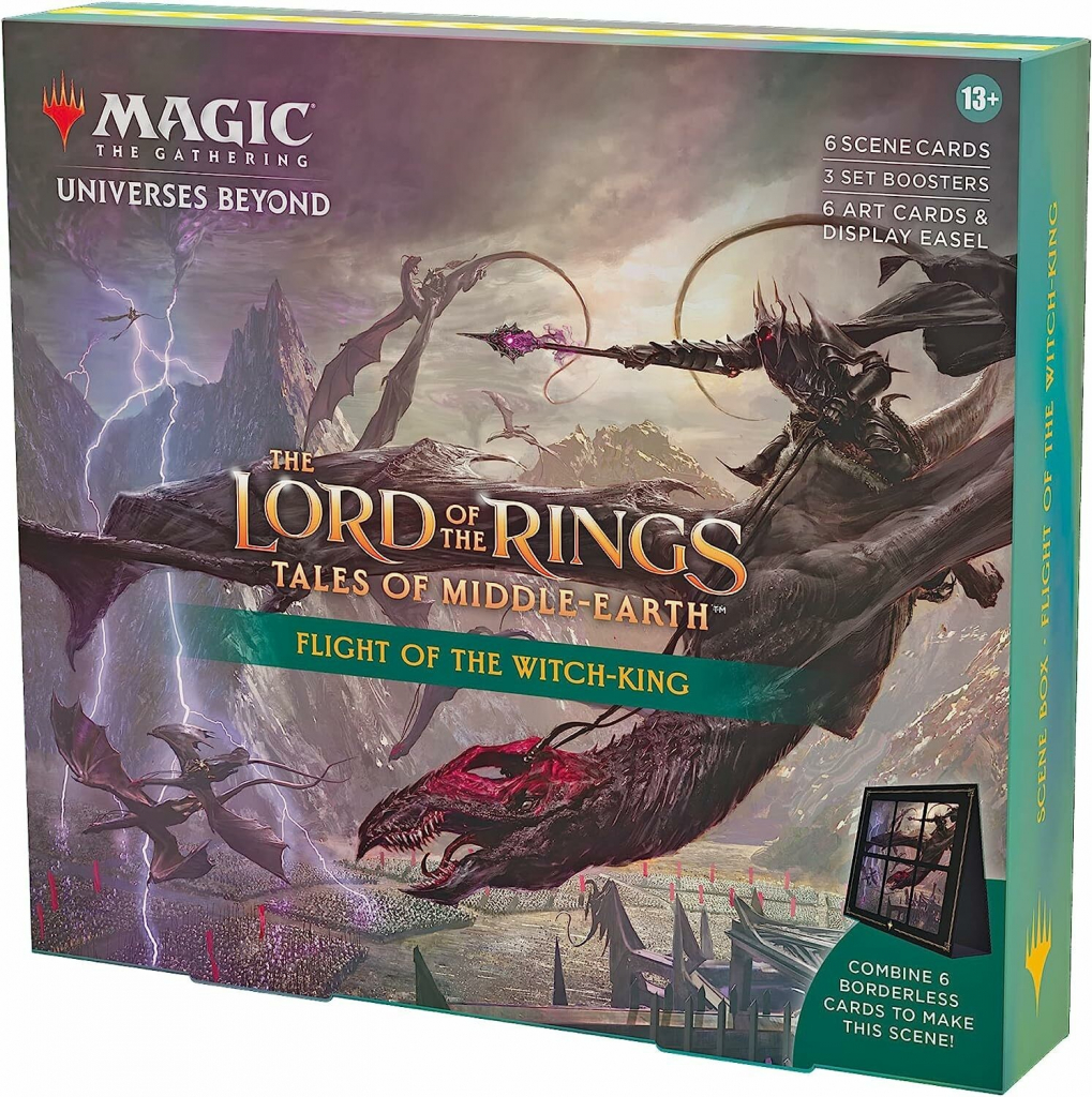 Wizards of the Coast Magic the Gathering LOtR Tales of Middle-earth Scene Box Flight of the Witch King