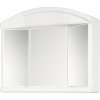 AQUALINE SALVA 59 x 15,5 x 50cm galérka plastová s osvetlením, biela, 671232