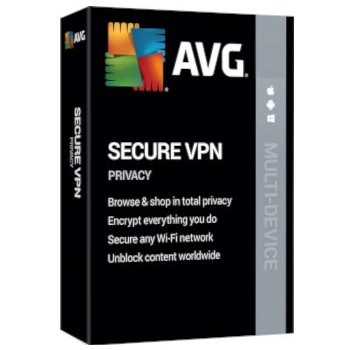 AVG Secure VPN - 5 lic. 12 mes.