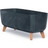 PROSPERPLAST Kvetináč GRACIA CASE BETON EFFECT 58cm antracit