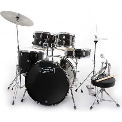 Mapex TND5294FTCDK Tornado V2 Fusion 22 Drumset Black