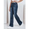 Dstreet Dámske džínsy wide leg UY2765 modré