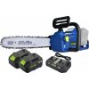 Motorová píla AlzaTools PRO CBCHS40V Brushless BatteryONE 20V + dual nabíjačka + 2x 4Ah batéria (BUNATPT015)