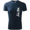 Judo nápis japan - Pánske tričko Fantasy športové - XL ( Tmavomodrá (takmer čierna) )