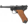 Pistole Parabellum Luger P.08, Německo 1898 (dřevěné střenky) + Přívěsek na klíče DENIX