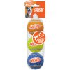 NERF DOG Hračka pre psov 3 ks pískacích tenisových loptičiek 6,5 cm