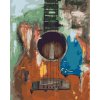 ZUTY Maľovanie podľa čísel - GITARA Rámovanie: vypnuté plátno na rám, Rozmer: 80x100 cm