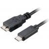 AKASA - USB 3.1 typ C na mikro B adaptér - 100 cm AK-CBUB29-10BK