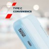 Canyon OnPower 101, Powerbank, 10.000 mAh, displej, in: USB-C, out: USB-A, QC 3.0/USB-C, PD 22,5W, integ. káb.. CNS-CPB101PU