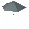 Garden-Shop Slnečník polkruh Parla - polyester/hliník - 300cm antracit bez podstavca