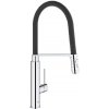 Grohe Concetto - Drezová batéria s flexibilným ramenom s prepínačom, chróm 31491000