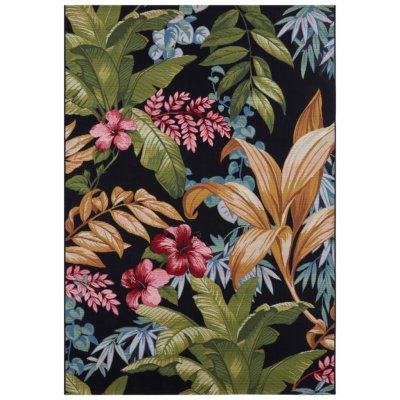 Hanse Home Collection koberce Kusový koberec Flair 105613 Flowers and Leaves Multicolored – na von aj na doma - 160x235 cm Viacfarebná