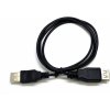 C-TECH CB-USB2AA-3-B USB A-A, 3m, černý