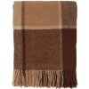 Deka Cozy Blankets vlnená 140 cm x 200 cm hnedá
