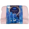 Nivea Creme Care SG 250 ml, Telové mlieko 400 ml, Guľôčkový antiperspirant 50 ml a Labello 4,8 g Darčeková taška