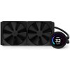 NZXT AIO liquid cooler CPU Kraken 240 ELITE 2x120mm fan 4-pin PWM LCD display black RL-KN24E-B1