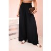 Fashionweek dámske nohavice ľahké vzdušné so širokými nohavicami K3180 Čierna
