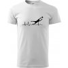 Ekg futbal brankár - Tričko extra veľké (5-8XL) - 5XL ( Biela )