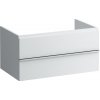 Skrinka pod dvojumývadlo Jika TIGO, 125cm, 2 zásuvky, biela, H4551910215001
