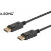 Kabel Savio DisplayPort - DisplayPort 2m czarny (SAVIO CL-136)