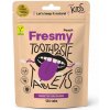 Fresmy Kids Peach detská zubná pasta v tabletách 124 ks