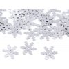 Flitre vločka - pr. 13 mm - strieborná - 10 g