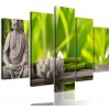 5-dielny obraz wellness zátišie a Budha