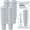 Vodný filter AquaFloow MaxiClar pre kávovary Krups Nivona Melitta 4 ks