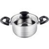 Lamart LEGER Nerezový hrniec LTB1695 160 mm 1,9 l so sklenenou pokrievkou, pr. 16 cm