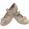 BALERÍNKY WOJTYŁKO BÉŽOVÉ ELEGANTNÉ LESKLÉ VEĽ. 35, DĹŽKA STIELKY 23,00 CM