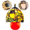 Detská lampa Tiffany ORANGE vitráž SOVA 23*Ø15 1*E14