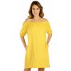 Dámske šaty s krátkym rukávom 5E102 LITEX žltá L