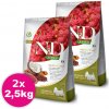 N&D Quinoa Grain Free Adult Mini Skin & Coat Duck & Coconut 2 x 2,5 kg