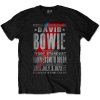 David Bowie tričko Hammersmith Odeon Čierna L