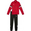 Detská tepláková súprava Puma, TEAMRISE TRACKSUIT JR červená,čierna,biela 164